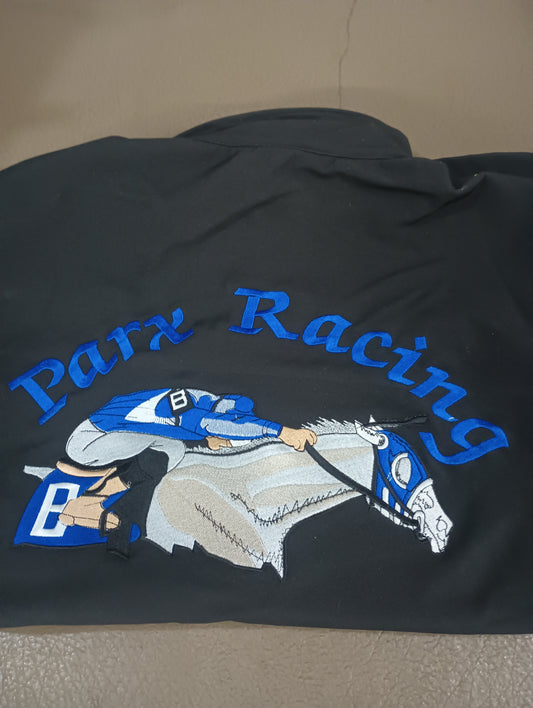 softshell jacket with custom embroidery