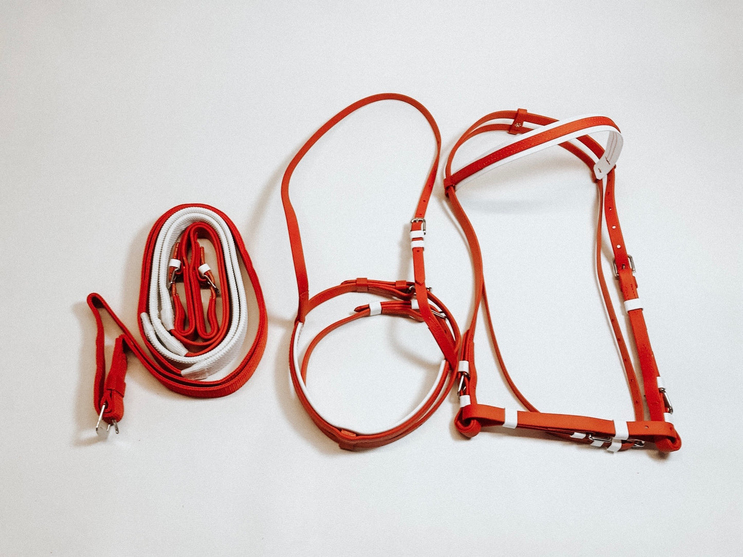 Three Piece Two-Tone Bridle Set